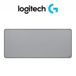 Mouse Pad de Escritorio Logitech Desk Mat Studio Series 70x30cm Resistente a Salpicaduras (Gris Claro)
