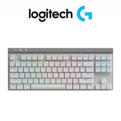 Teclado Gamer Mecanico Inalambrico Logitech G515 TKL Lightspeed Perfil Bajo RGB (Blanco)