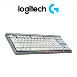 Alternative view of Teclado Gamer Mecanico Inalambrico Logitech G515 TKL Lightspeed Perfil Bajo RGB (Blanco)
