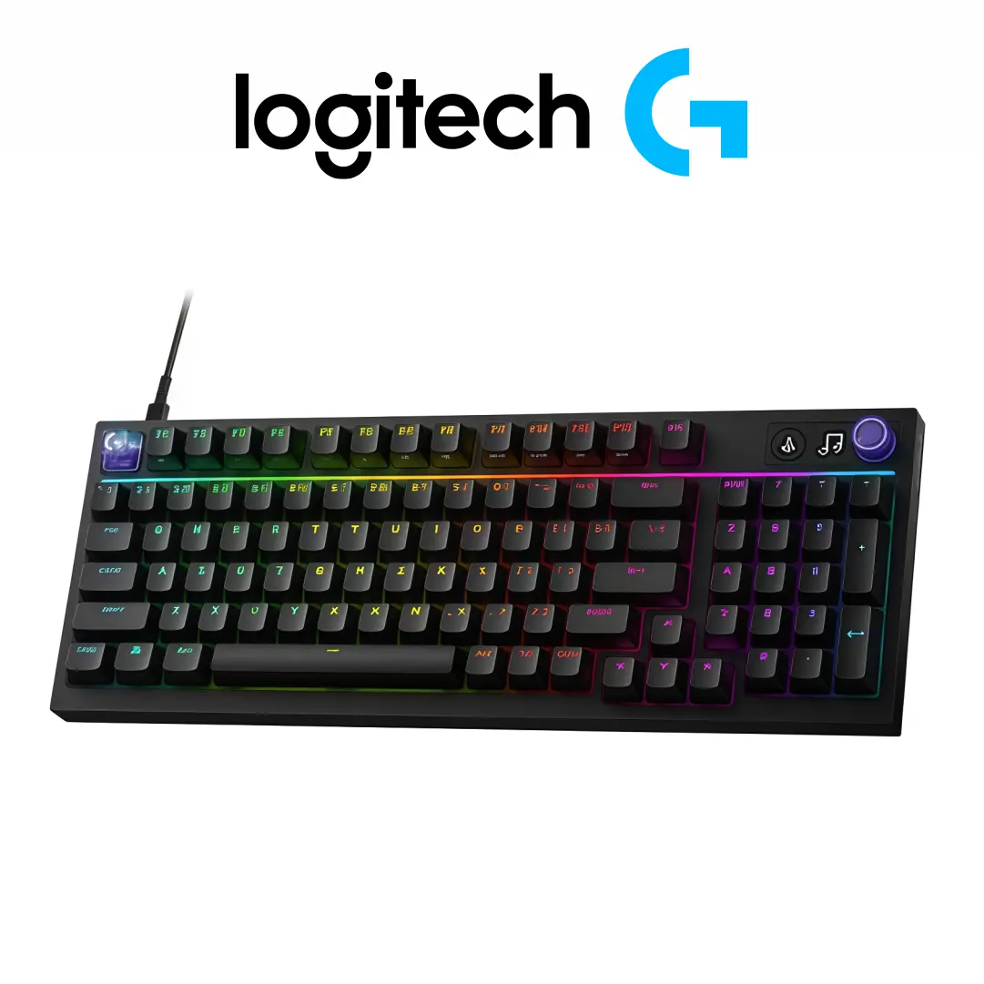 Teclado Gamer Mecanico Logitech G316 X 98 con Cable Switches Tactiles Hot-Swap 8KHz RGB Lightsync (Negro) - Imagen 3