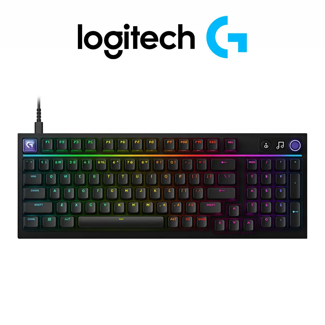 Teclado Gamer Mecanico Logitech G316 X 98 con Cable Switches Tactiles Hot-Swap 8KHz RGB Lightsync (Negro)